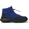 Kids CRCLR Technical Fabric Sneaker Boot, Blue - Sneakers - 1 - thumbnail
