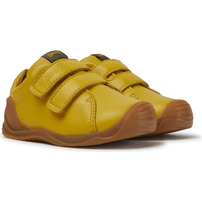 Kids Dadda FW Leather Sneaker, Yellow