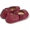 Girls Right Leather Ballerina, Pink - Sandals - 3