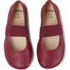 Girls Right Leather Ballerina, Pink - Sandals - 4