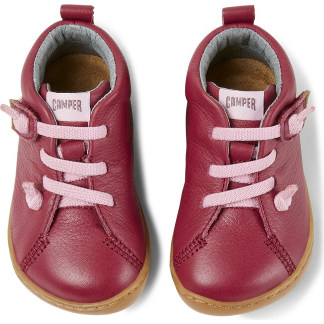 Girls Peu Cami FW Leather Boot, Pink - Sneakers - 4