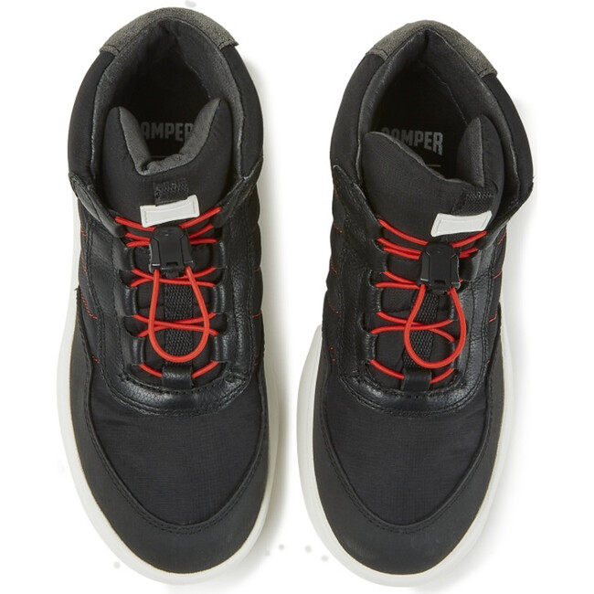 Kids CRCLR Technical Fabric Sneaker Boot, Black - Sneakers - 4