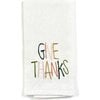 Small Give Thanks Hand Towel, White - Other Accents - 1 - thumbnail