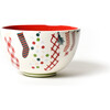 Stockings Footed Bowl, Red - Other Accents - 5