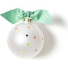 Greatest Friend Bright Confetti Glass Ornament, White - Ornaments - 3