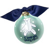 I Love You Beary Much Boy Glass Ornament, Blue - Ornaments - 1 - thumbnail