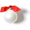 Deck The Halls Glass Ornament, White - Ornaments - 3
