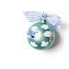 Around The World Plane Glass Ornament, Blue - Ornaments - 5
