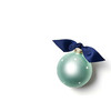 I Love You Beary Much Boy Glass Ornament, Blue - Ornaments - 3