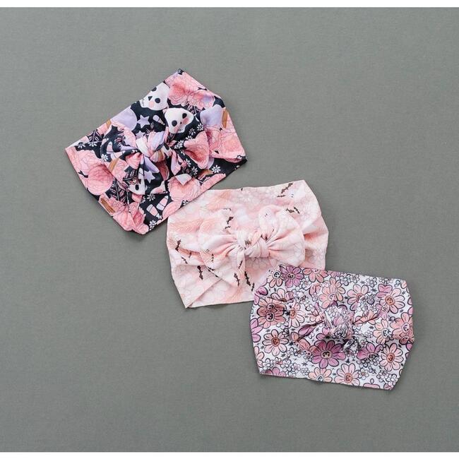 Classic Bow, Floral Skulls - Bows - 4