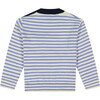 Peony Intarsia Cotton Sweater, Stripe - Sweaters - 5 - thumbnail