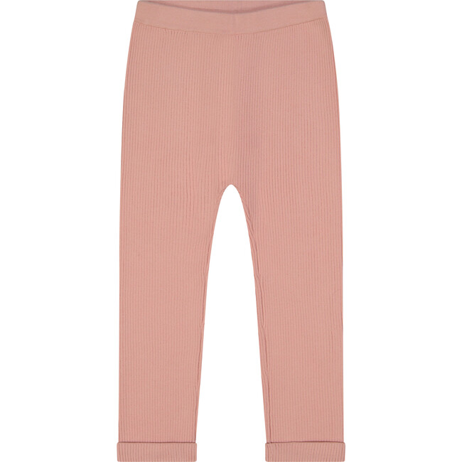 Cotton Sweater Leggings, Apricot - Leggings - 1