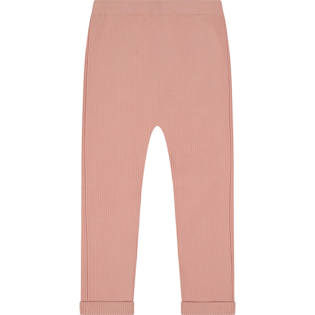 Cotton Sweater Leggings, Apricot - Leggings - 2