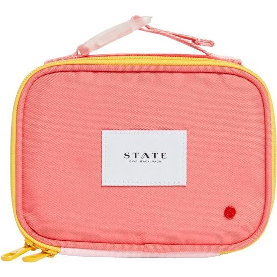 Ryder Snackpack, Pink/Lemon - Lunchbags - 1