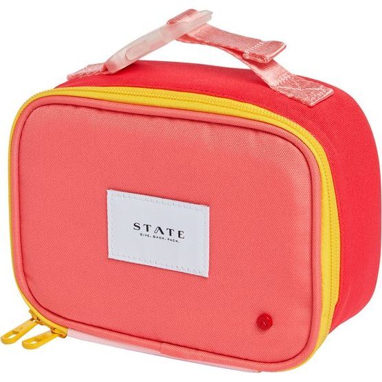 Ryder Snackpack, Pink/Lemon - Lunchbags - 2