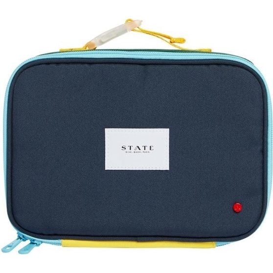 Rodgers Lunchbox, Green/Navy - STATE Bags | Maisonette