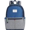 Kane Backpack, Navy/Heather Grey - Backpacks - 1 - thumbnail