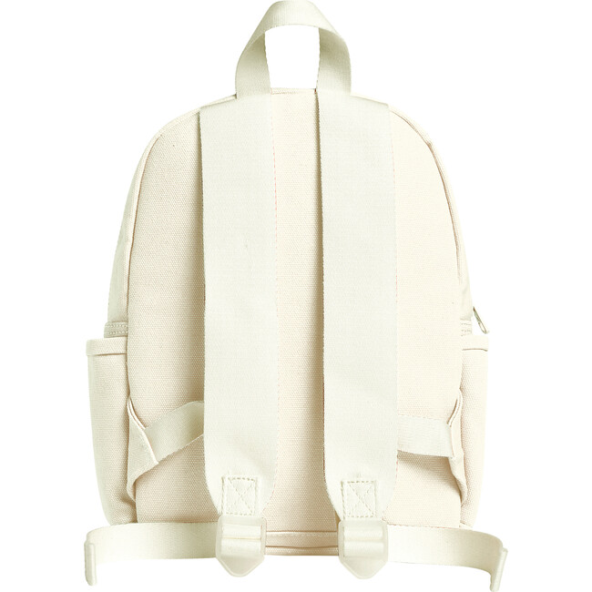Cotton Canvas Mini Kane Backpack, Natural - Backpacks - 3