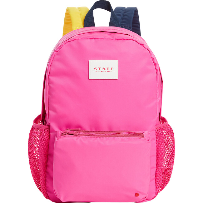 Lawrence Backpack, Pink - Backpacks - 1