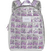 Mini Kane Star Sequin Backpack, Silver and Purple - Backpacks - 1 - thumbnail