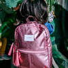 Metallic Mini Kane Backpack, Pink and Silver - Backpacks - 3