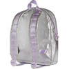 Mini Kane Star Sequin Backpack, Silver and Purple - Backpacks - 2