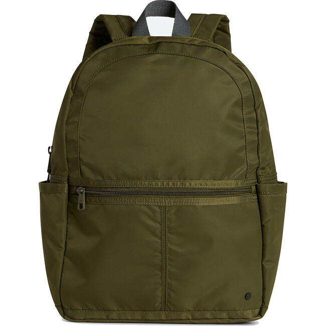 Kane Backpack, Olive Green - Backpacks - 1