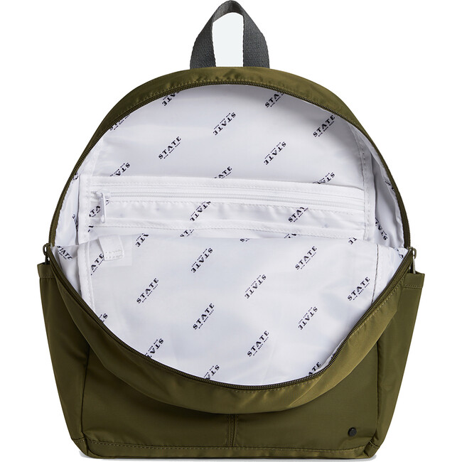 Kane Backpack, Olive Green - Backpacks - 4