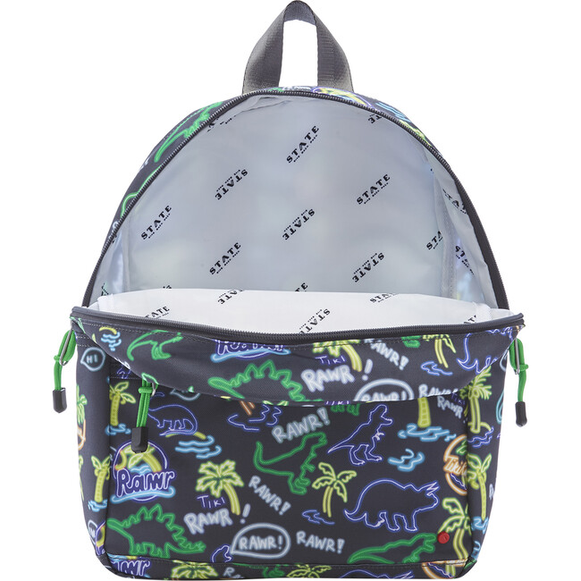 Mini Kane Backpack, Neon Dino - Backpacks - 4