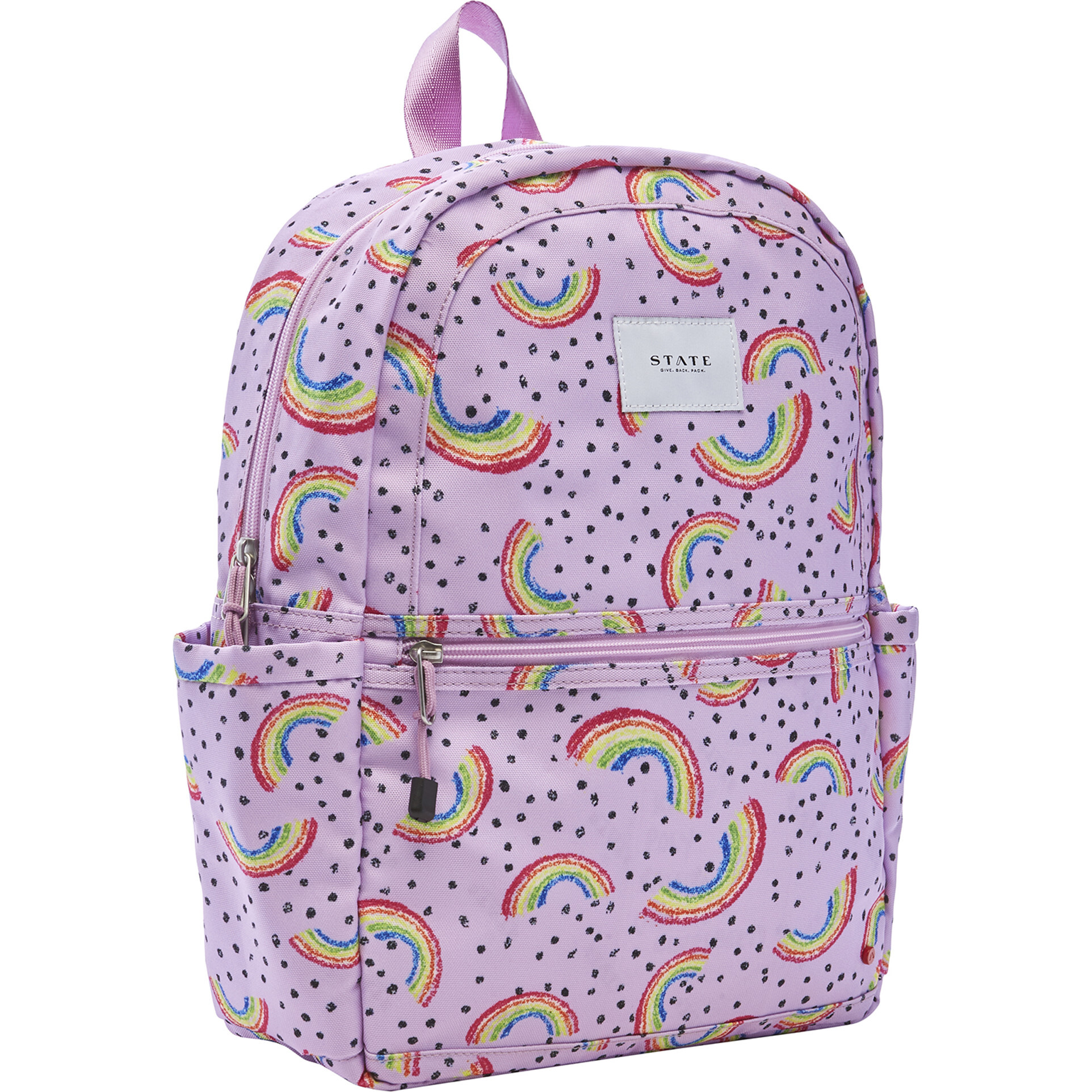 State Bags | Kane Kids Large Backpack Recycled Polyester Rainbow Gradient