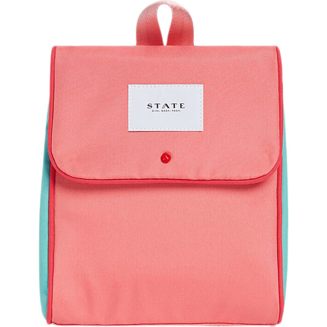 Richmond Lunch Sack, Pink/Mint - Lunchbags - 1