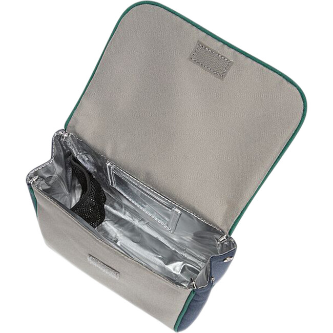 Richmond Lunch Sack, Green/Navy - Lunchbags - 3