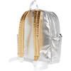 Metallic Kent Backpack, Silver Multi - Backpacks - 2