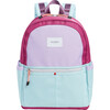 Colorblock Kane Backpack, Purple/Green - Backpacks - 1 - thumbnail