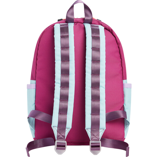 Colorblock Kane Backpack, Purple/Green