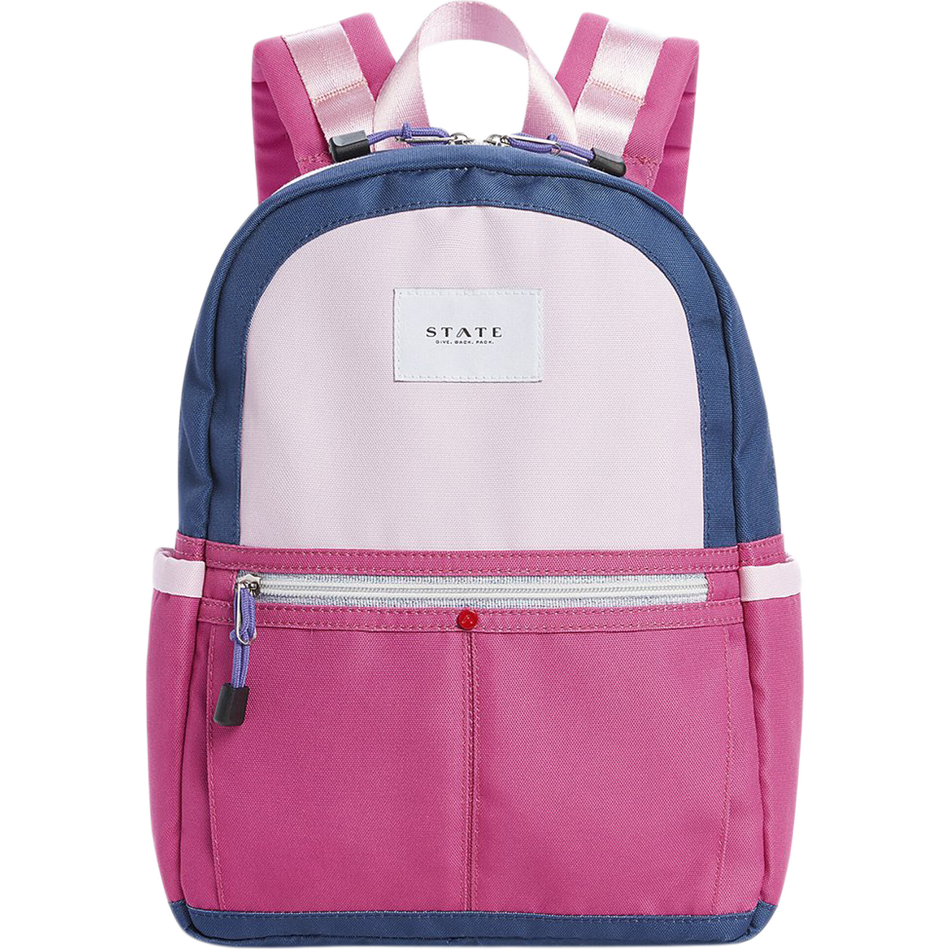 Pink Colorblock Status Small Backpack