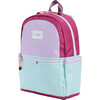 Colorblock Kane Backpack, Purple/Green - Backpacks - 3 - thumbnail