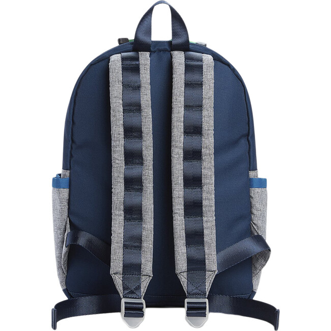 Colorblock Kane Backpack, Navy/Grey