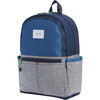 Colorblock Kane Backpack, Navy/Grey - Backpacks - 3 - thumbnail
