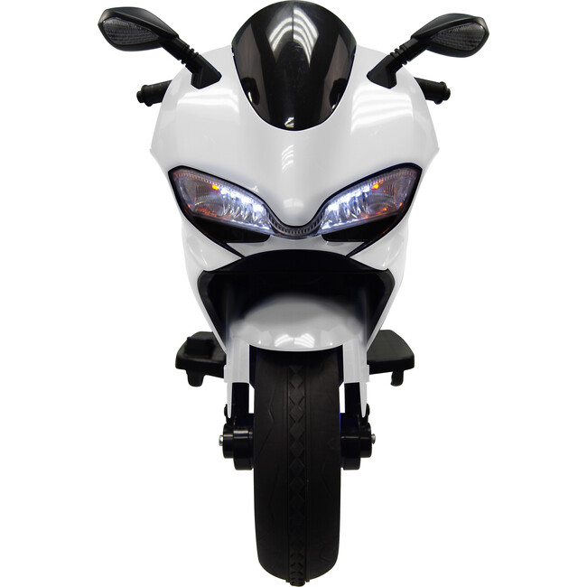 Tron Motorcycle 12V, White - Ride-On - 3