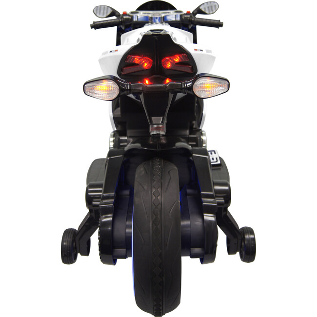 Tron Motorcycle 12V, White - Ride-On - 5