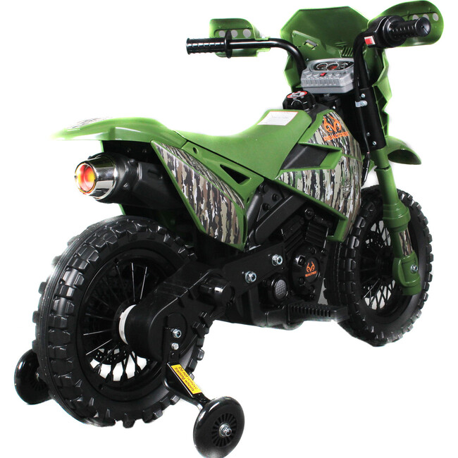 Realtree Dirt Bike 6V, Camo Green - Ride-On - 4