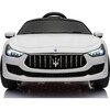 Maserati Ghibli 12V, White - Ride-Ons - 2