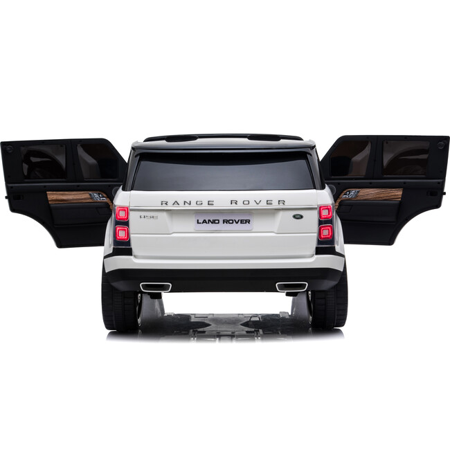 Range Rover 2 Seater, White - Ride-Ons - 4