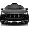 Maserati Ghibli 12V, Black - Ride-On - 2
