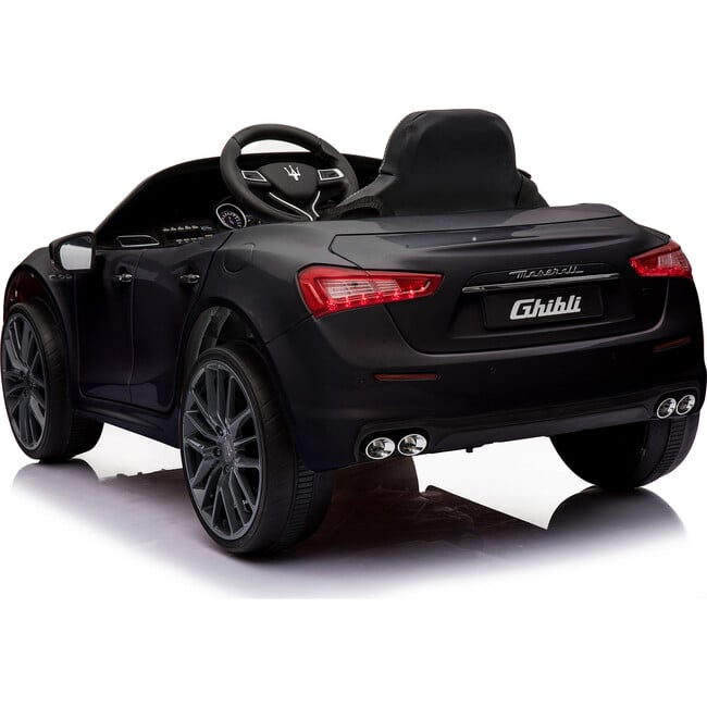 Maserati Ghibli 12V, Black - Ride-On - 5