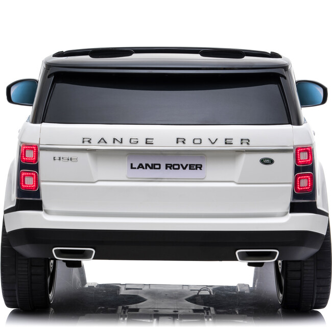 Range Rover 2 Seater, White - Ride-Ons - 6