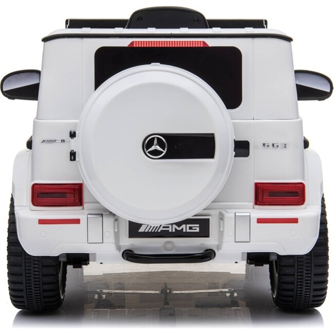 Mercedes G-63 12V, White - Ride-Ons - 3
