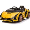 Lamborghini Sian 12V, Yellow - Ride-Ons - 1 - thumbnail