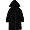 Women's Celina Faux Fur Jacket, Noir - Coats - 1 - thumbnail